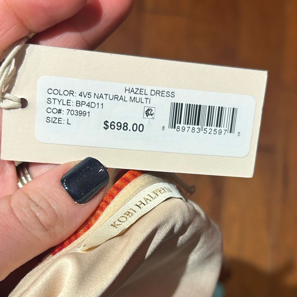 NWT Kobi Halperin Hazel One Shoulder Dress Size Large - Picture 4 of 6